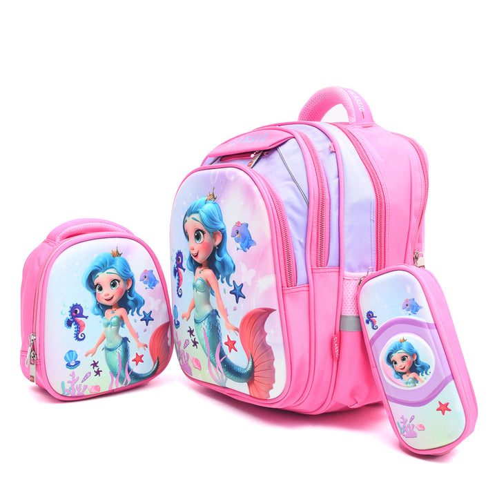 Set Mermaid Crown 3PCS Backpack