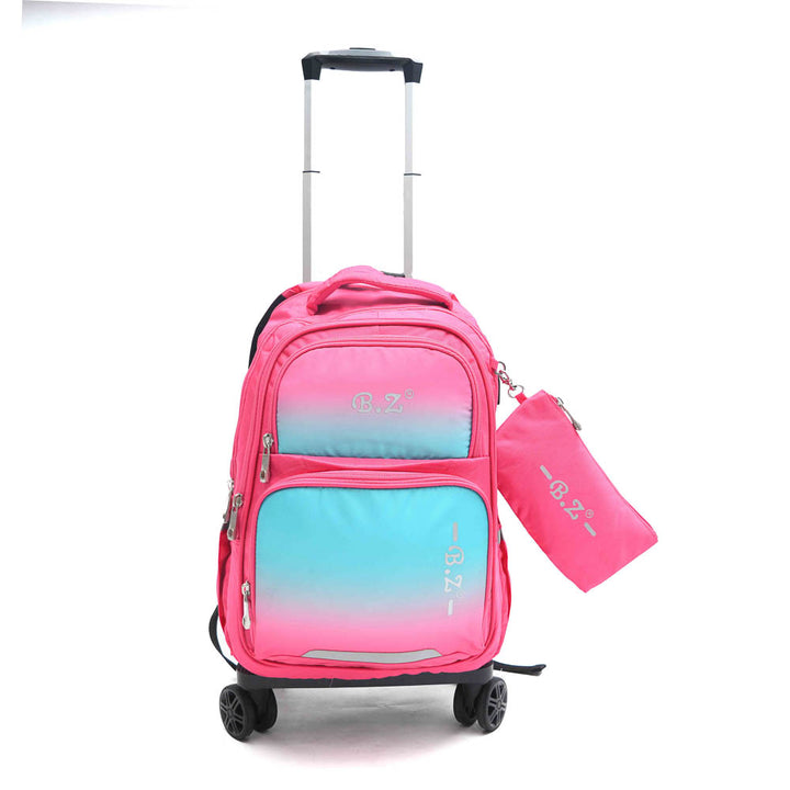 Color mix Trolley Bag With A Pencil Case