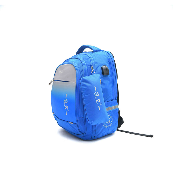 Color mix Backpack With A Pencil Case