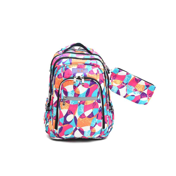 Happy Loops Backpack With A Pencil Case