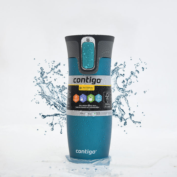 Contigo West Loop Autoseal Travel Mug 470Ml Leak Proof Insulated Coffee Mug