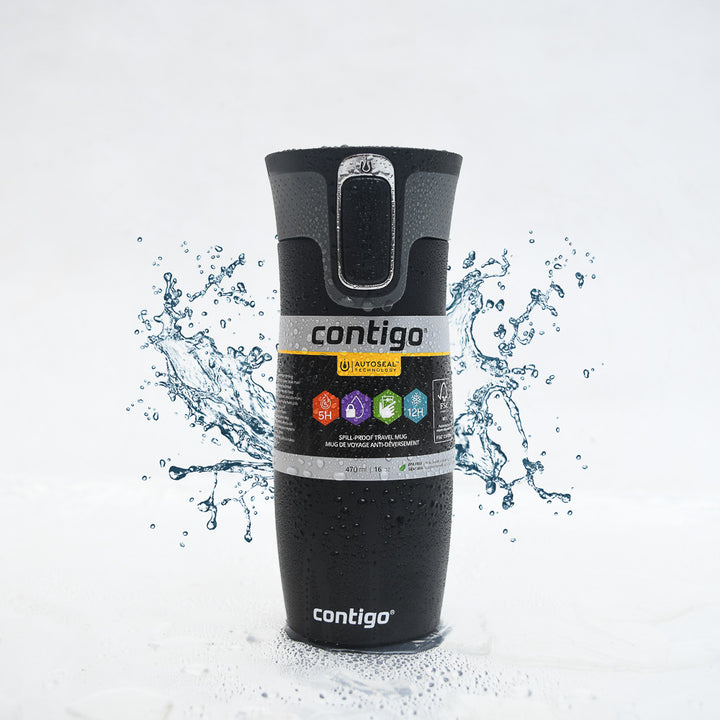 Contigo West Loop Autoseal Travel Mug 470Ml Leak Proof Insulated Coffee Mug