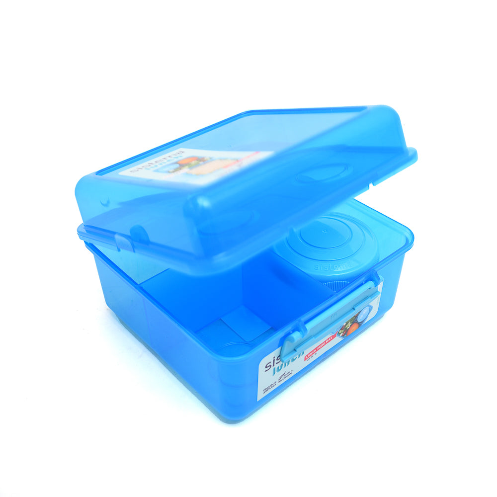 Sistema Lunch Box Cube Max 2L with Yogurt Pot For Kids