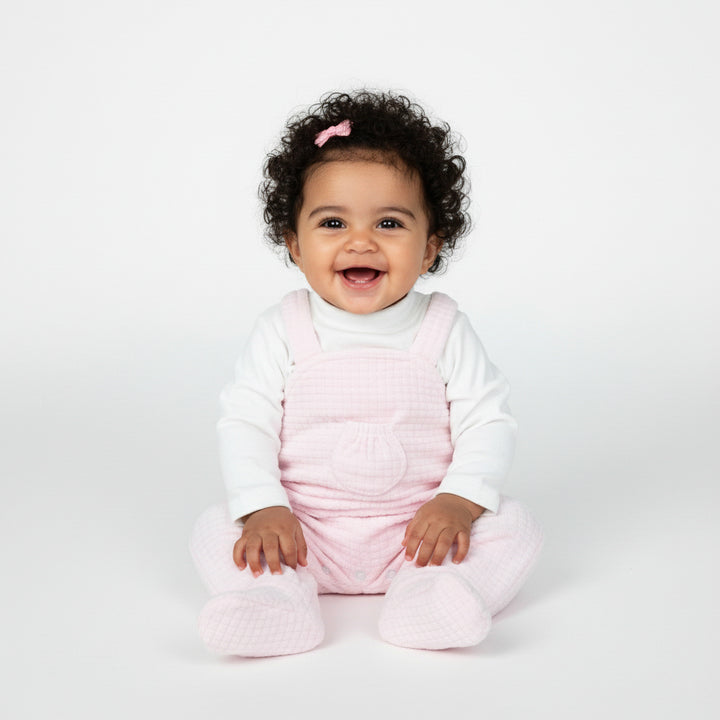 Quilted Baby Dungarees