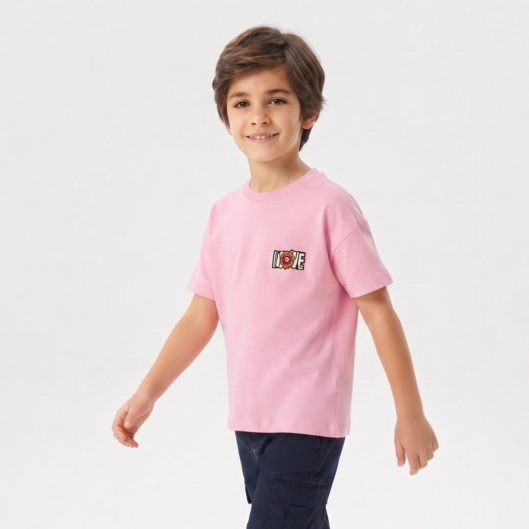 Boys' "MOVE" Anime Graphic Oversized Tee