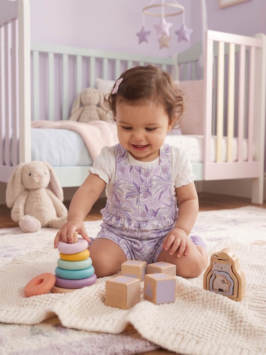 Botanical Ruffle Romper Set
