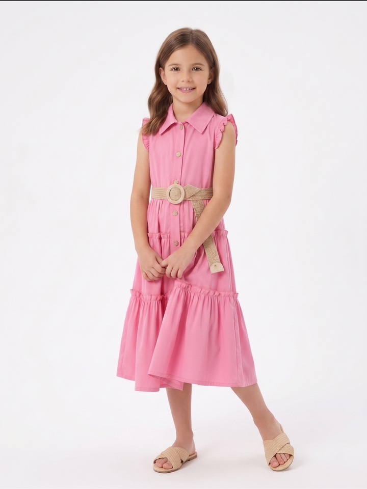 Summer Breeze Ruffled Tiered Dress