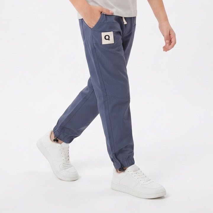 Boys' Adjustable Elastic Cuff Joggers