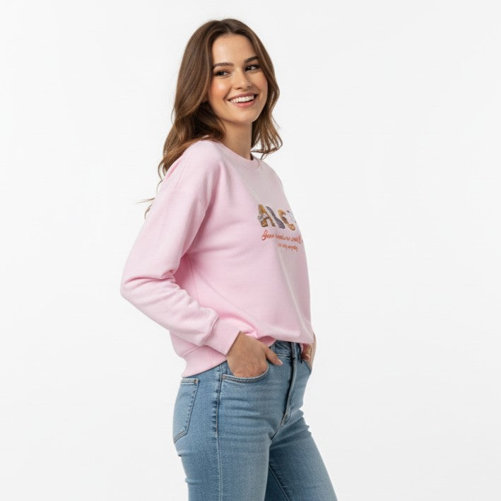 "ABCD" Graphic Oversized T-Shirt