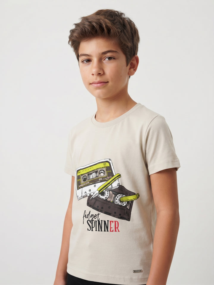 Boys' Cassette Graphic T-Shirt