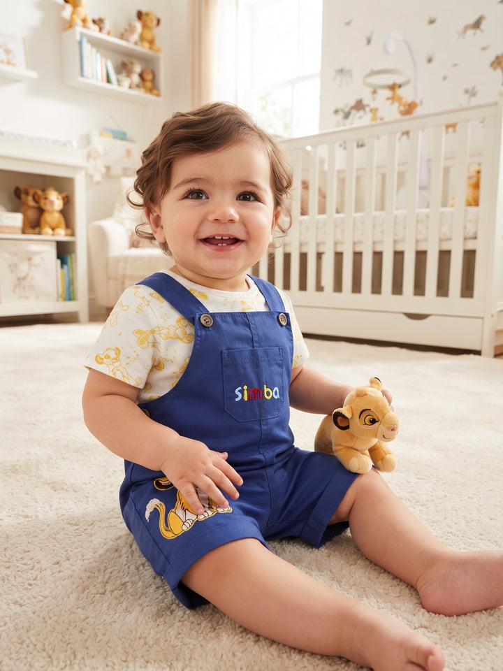Disney Lion King Simba Shortall & Printed Tee 2-Piece Set