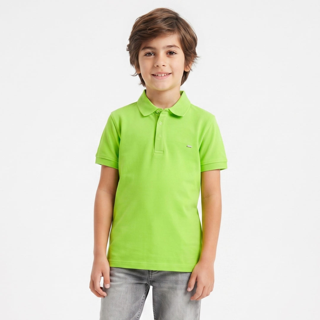 Kids' Premium Short-Sleeve Essential Polo