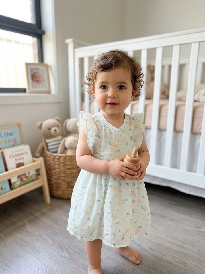Vintage Cottagecore Embroidery Dress
