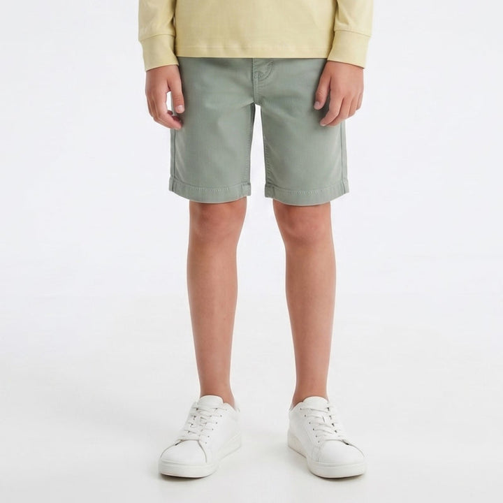 Boys' Soft Twill Regular Fit Chino Shorts