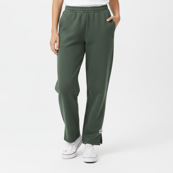 Athleisure Split Hem Tracksuit Bottoms