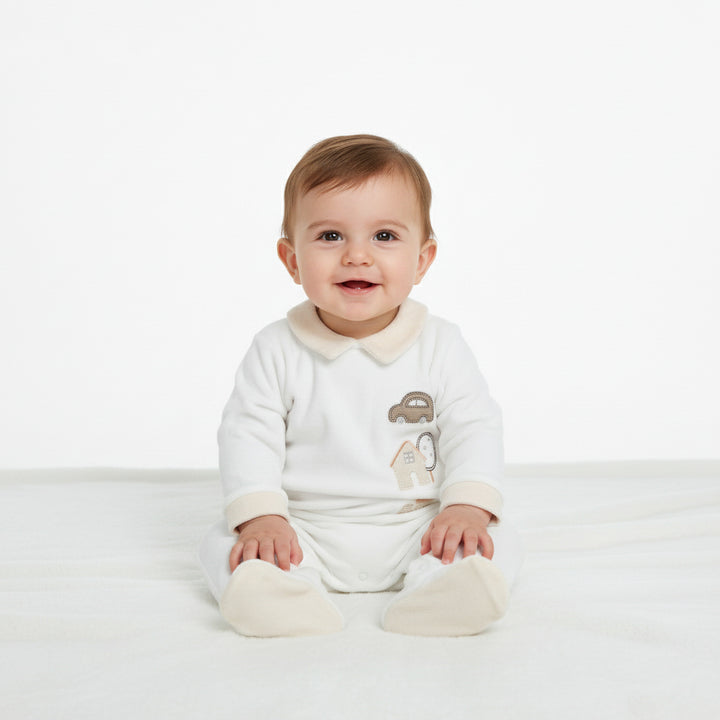 Car & House Footed Sleepsuit