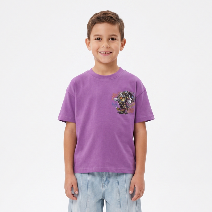 "Time Obeys Me" Skate Watch Boys' T-Shirt