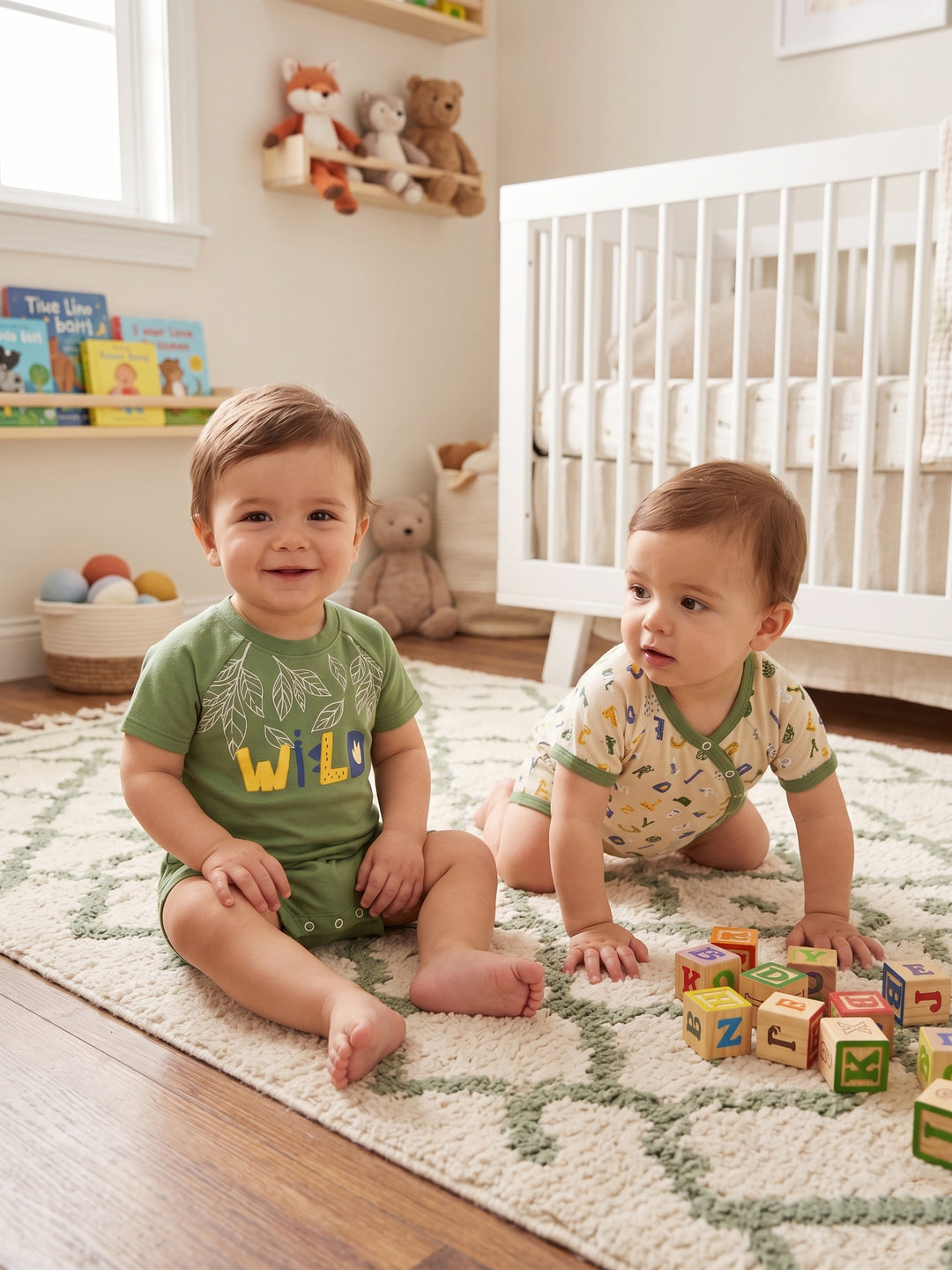 Little Explorer Organic Romper Mix & Match Set