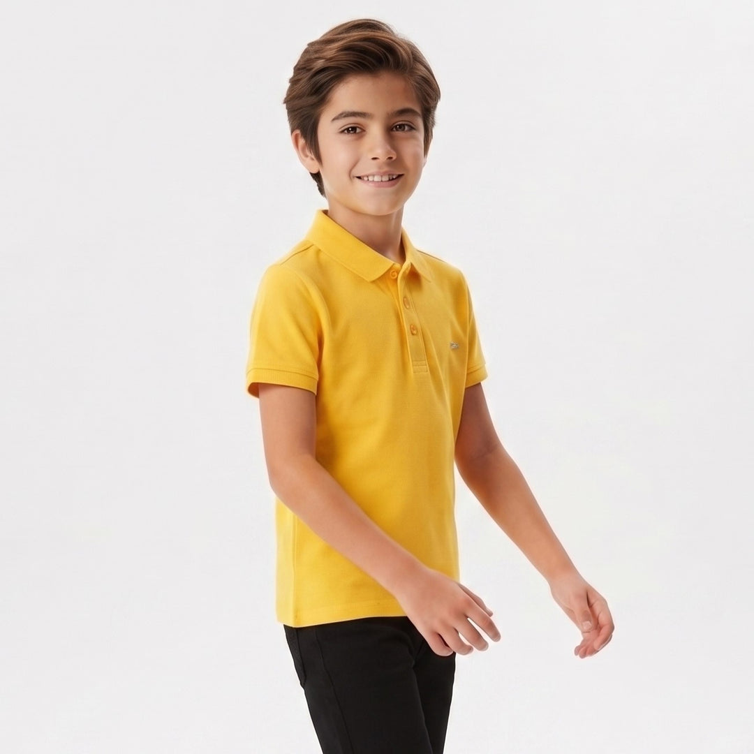 Kids' Premium Short-Sleeve Essential Polo