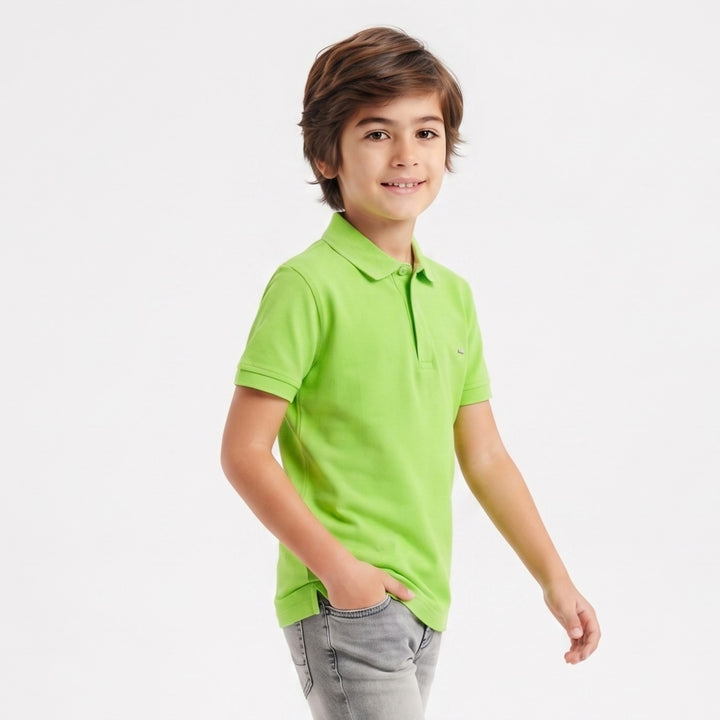 Kids' Premium Short-Sleeve Essential Polo