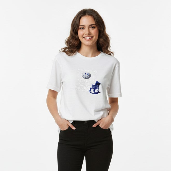 Urban Graphic Smiley Oversized Tee