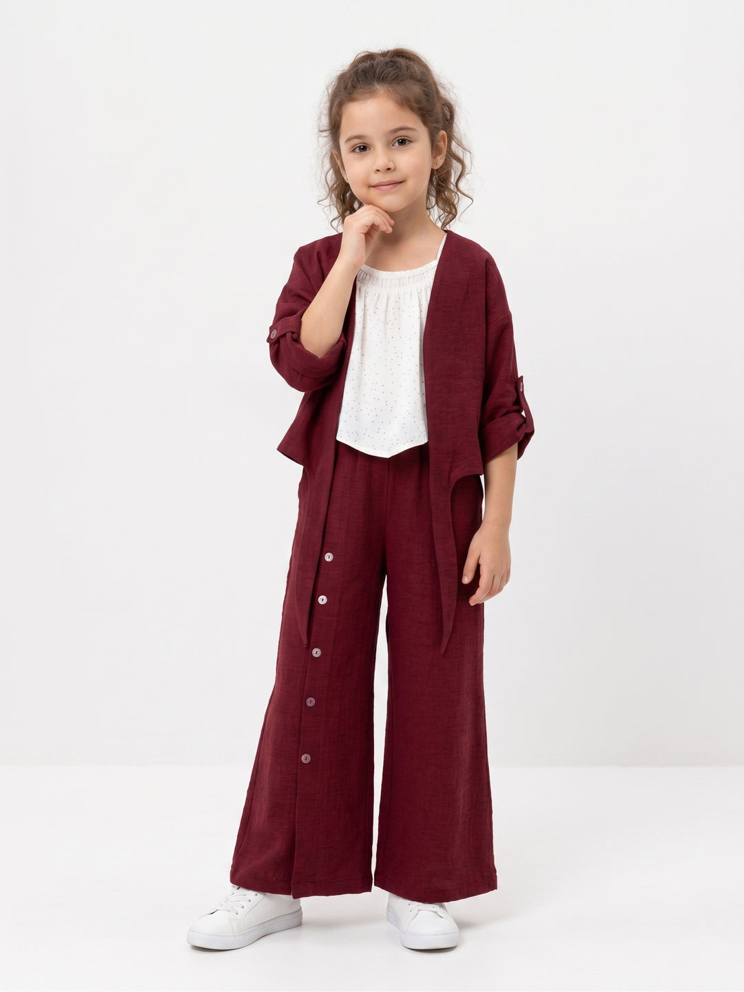 Summer Breeze Crinkle Textured 3-Piece Co-Ord Set
