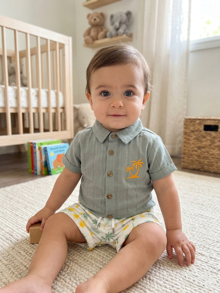 Island Breeze Linen-Look Set