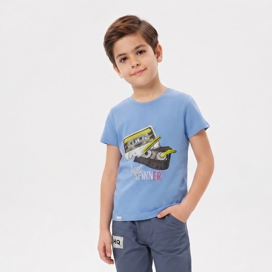 Boys' Cassette Graphic T-Shirt