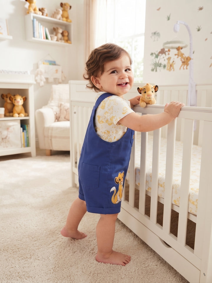 Disney Lion King Simba Shortall & Printed Tee 2-Piece Set