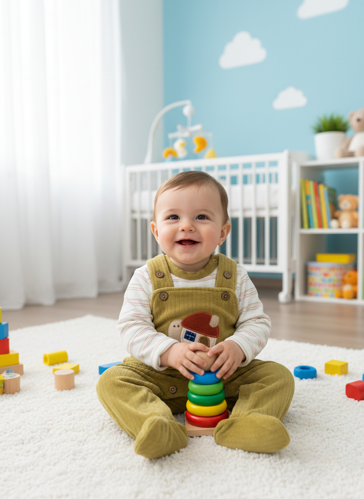 Petal Collar Velvet Sleepsuit