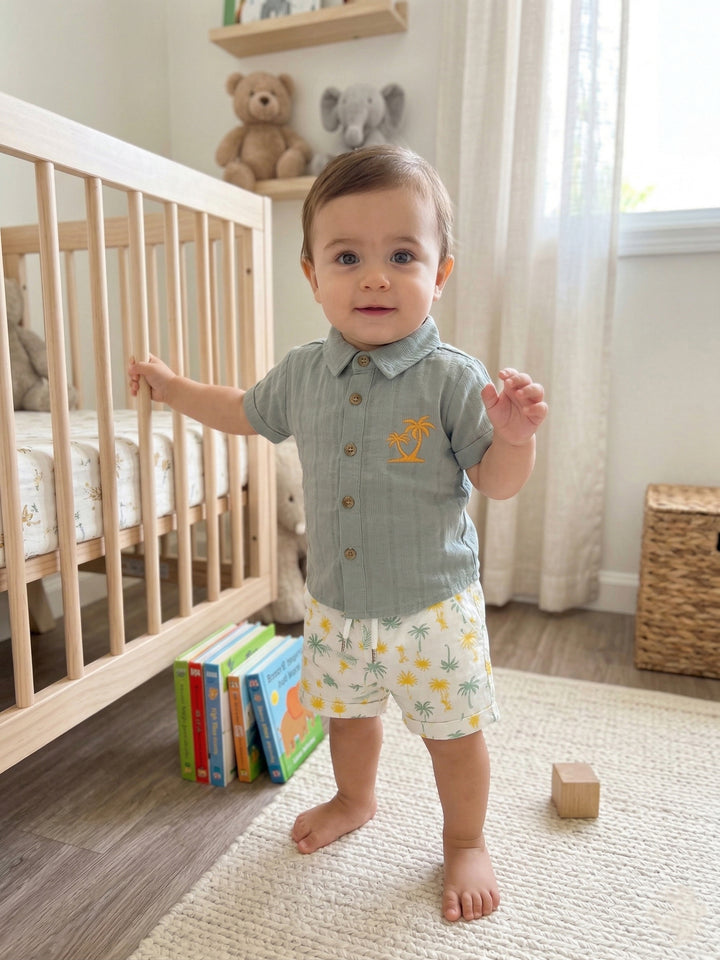 Island Breeze Linen-Look Set