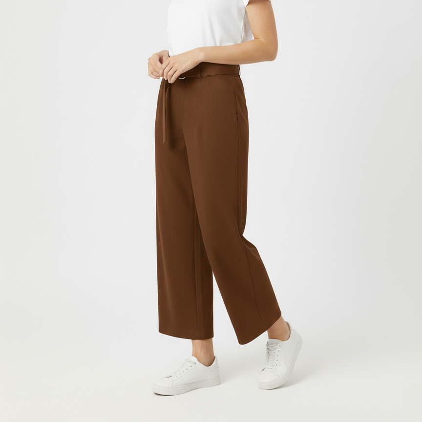 The Effortless Belted Trousers