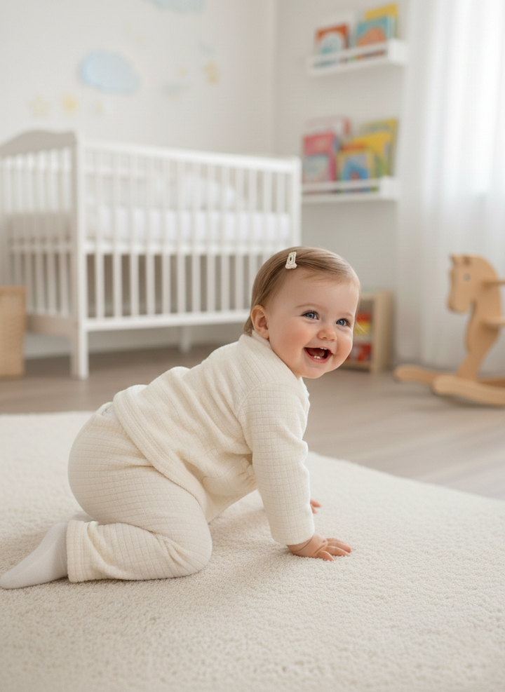 Quilted Cloud Cardigan Set