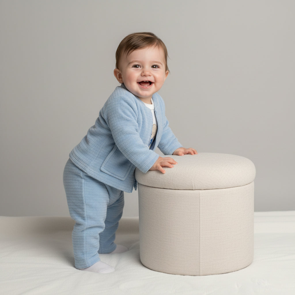 Ribbed Velour Bunny Set