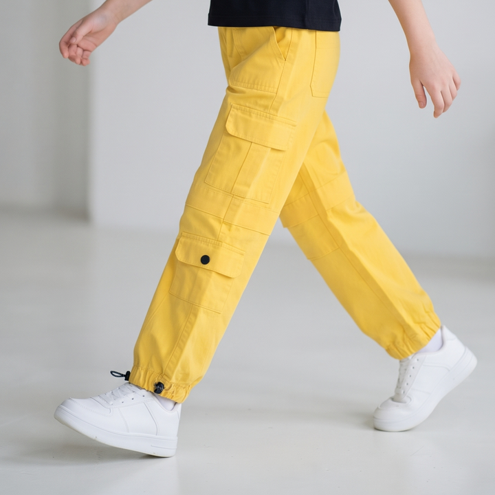 Kids' Multi-Pocket Utility Cargo Pants
