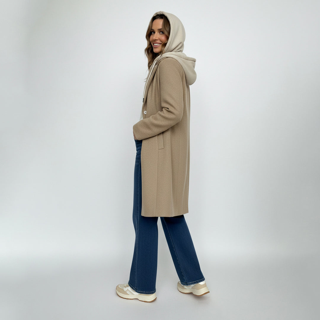 Mid-Length Single-Breasted Coat