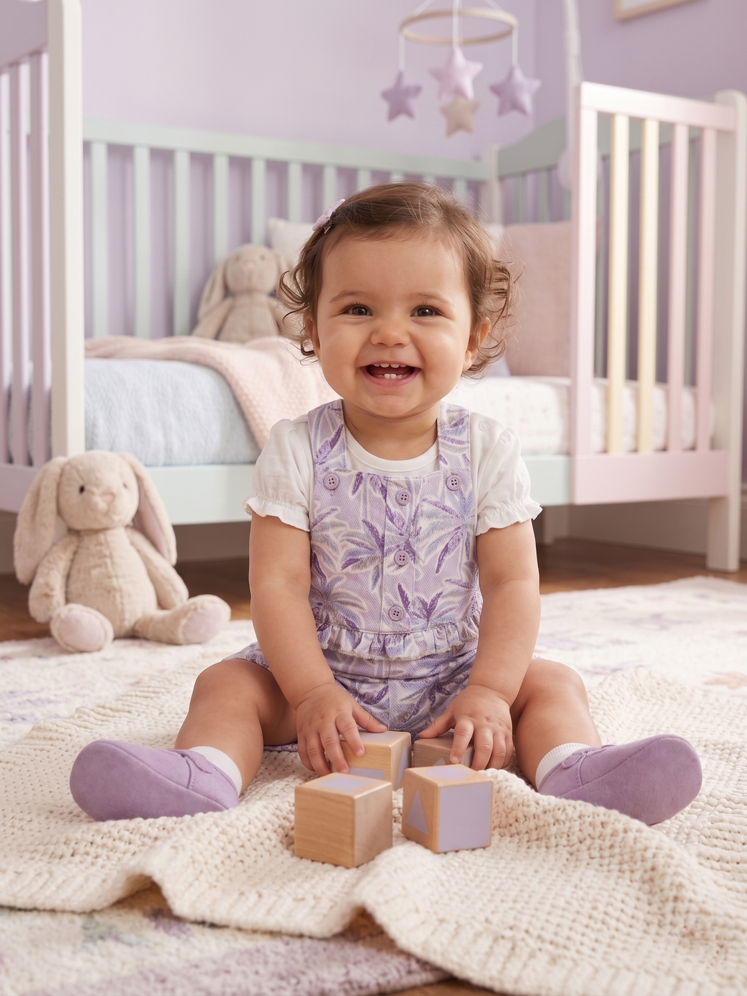 Botanical Ruffle Romper Set