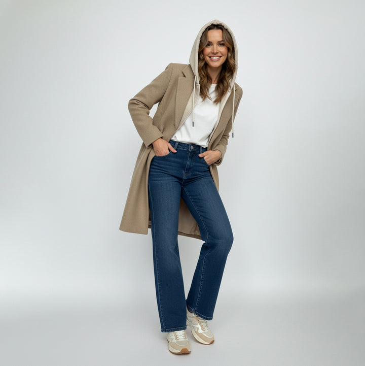 Mid-Length Single-Breasted Coat