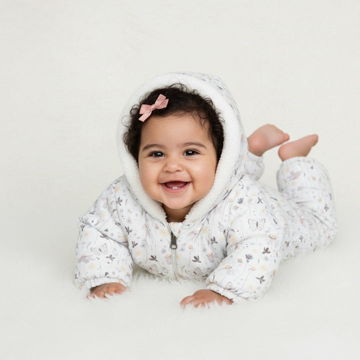 Floral & Butterfly Pramsuit