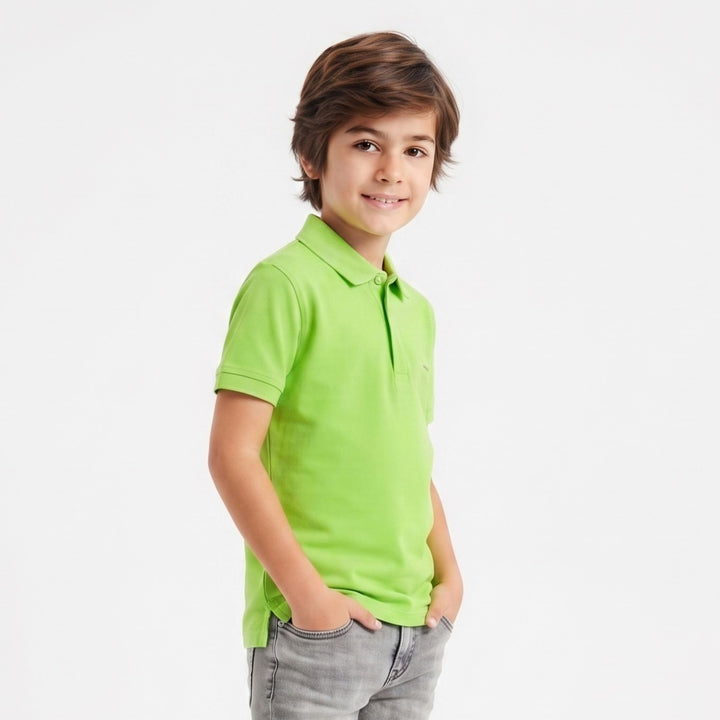 Kids' Premium Short-Sleeve Essential Polo