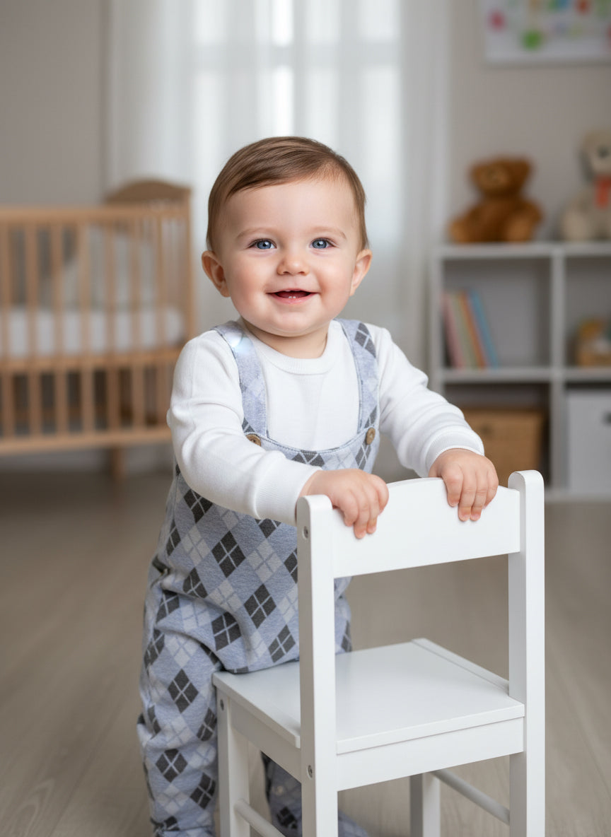 Diamond Overalls Set