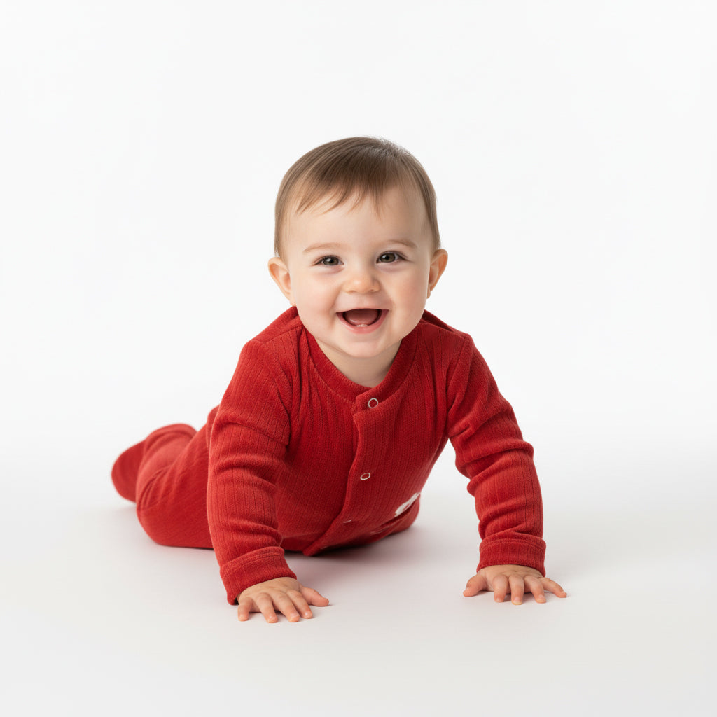 Ribbed Footie Pajamas