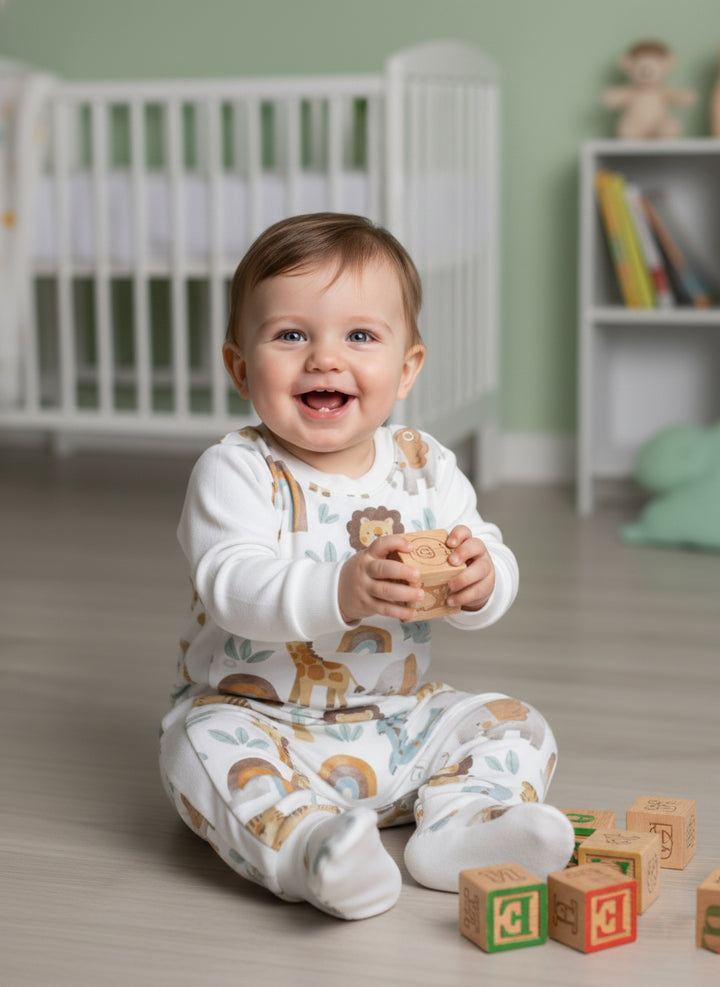 Safari Friends Romper