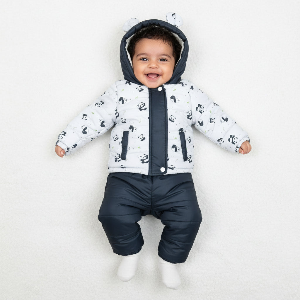 Panda Puffer Jacket