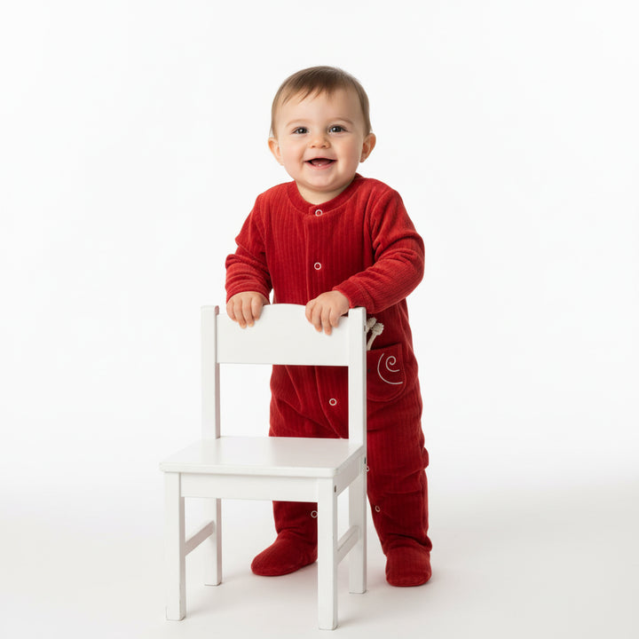 Ribbed Footie Pajamas