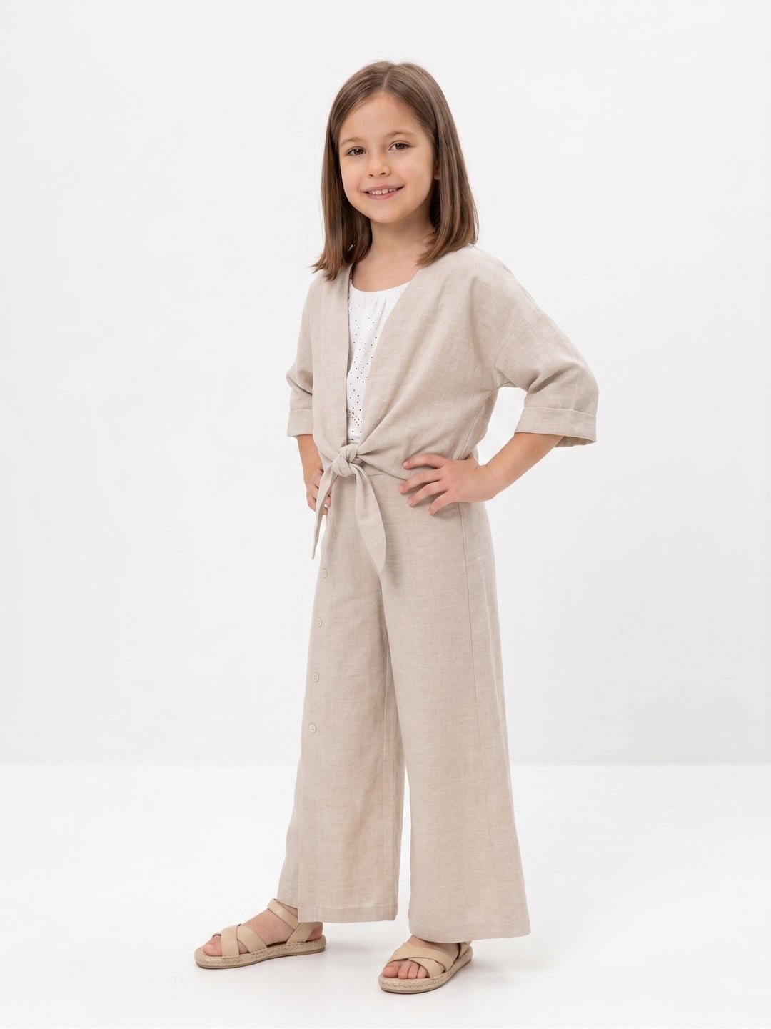 Summer Breeze Crinkle Textured 3-Piece Co-Ord Set