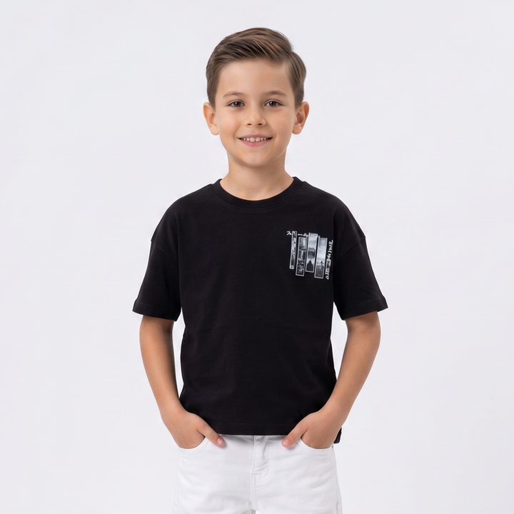 "Big World" Nature Print T-Shirt