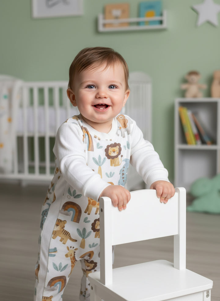 Safari Friends Romper