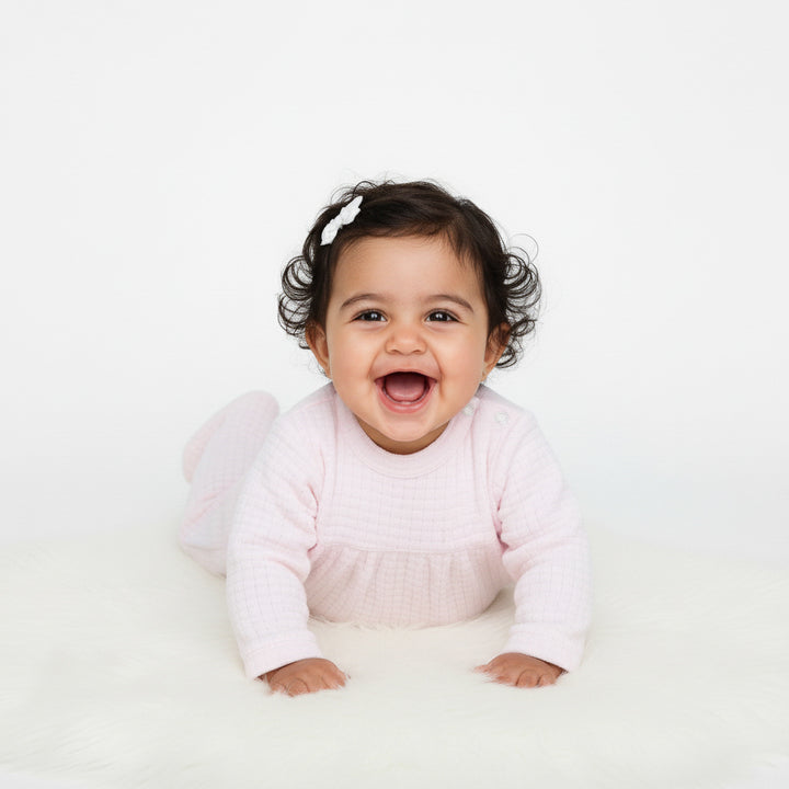 Waffle Knit Footed Sleeper