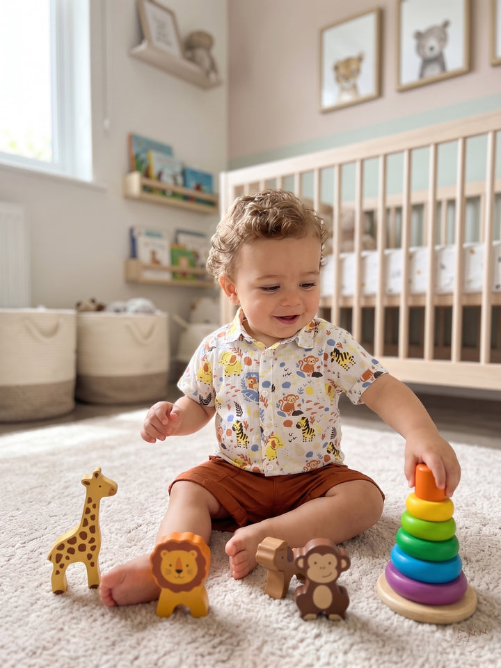 Little Safari Adventure Shirt & Shorts Set